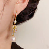 Gold Plated Infinity Earrings